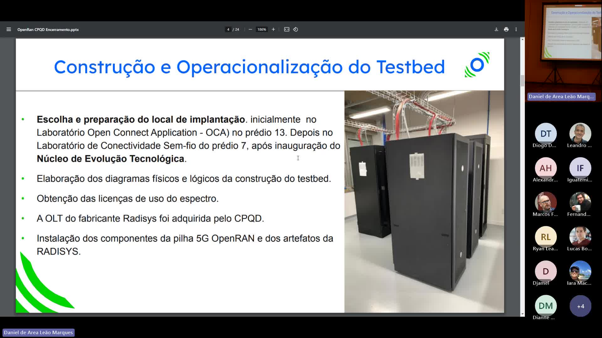 OpenRAN@Brasil - Encerramento Fase 1